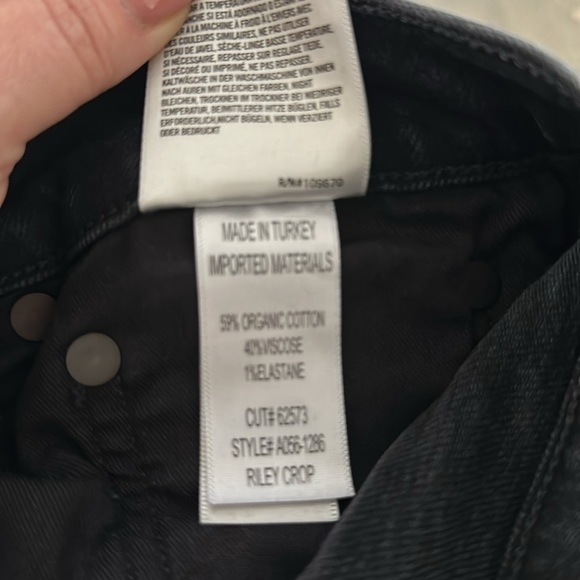 Agolde Riley High Rise Straight Crop Jeans - Picture 12 of 13